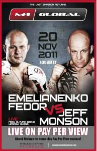 Бой Федора Емельяненко с Джеффом Монсоном. emelyaninko box