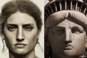 Как вдова короля швейных машинок Зингера подарила свое лицо статуе Свободы